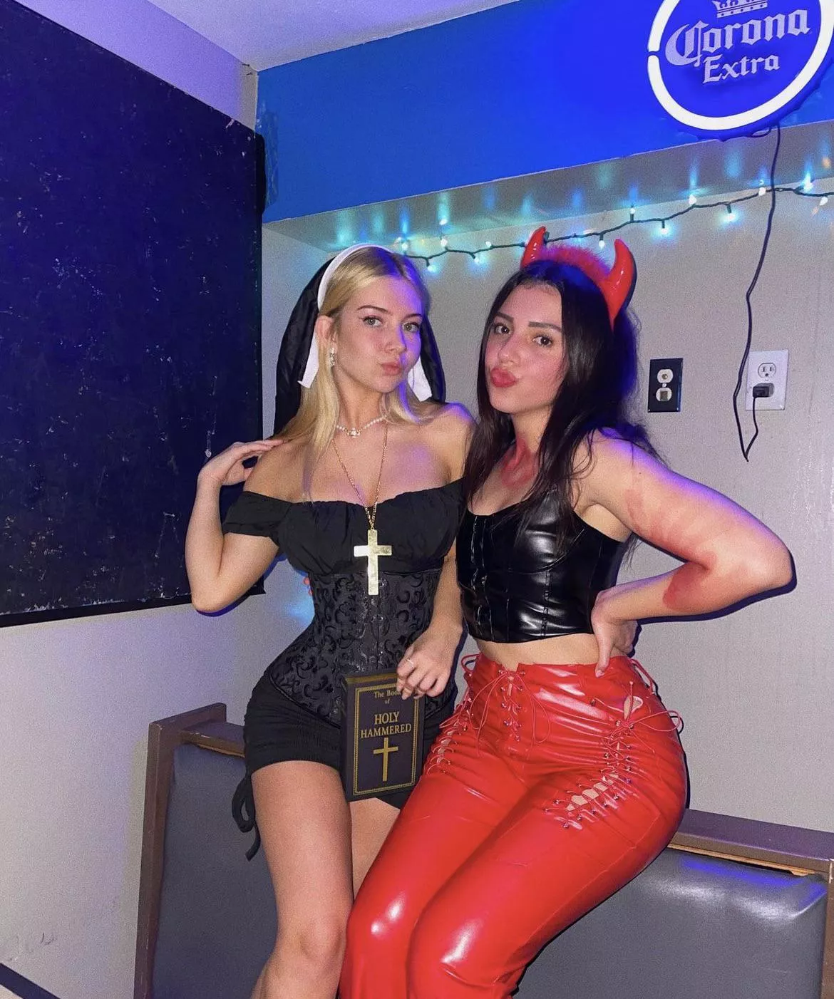 Nun and devil
