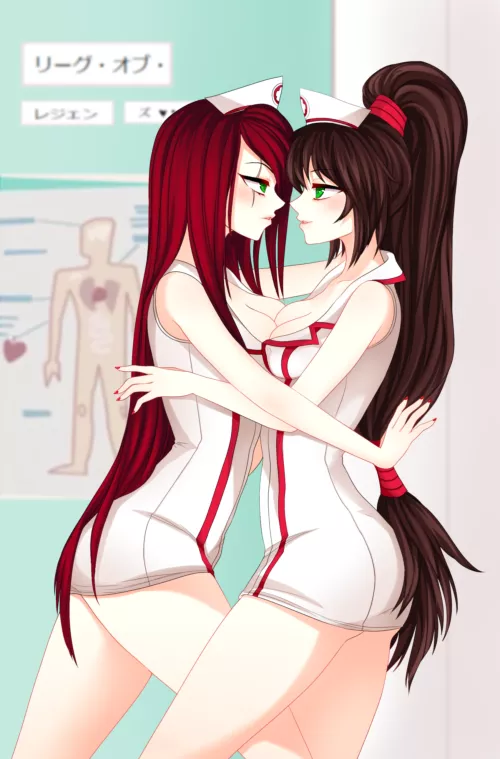 Nurse Akali x Nurse Katarina (KrissyPootel)