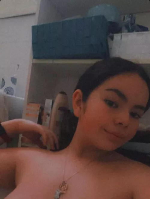 out of shower, you come?❤️