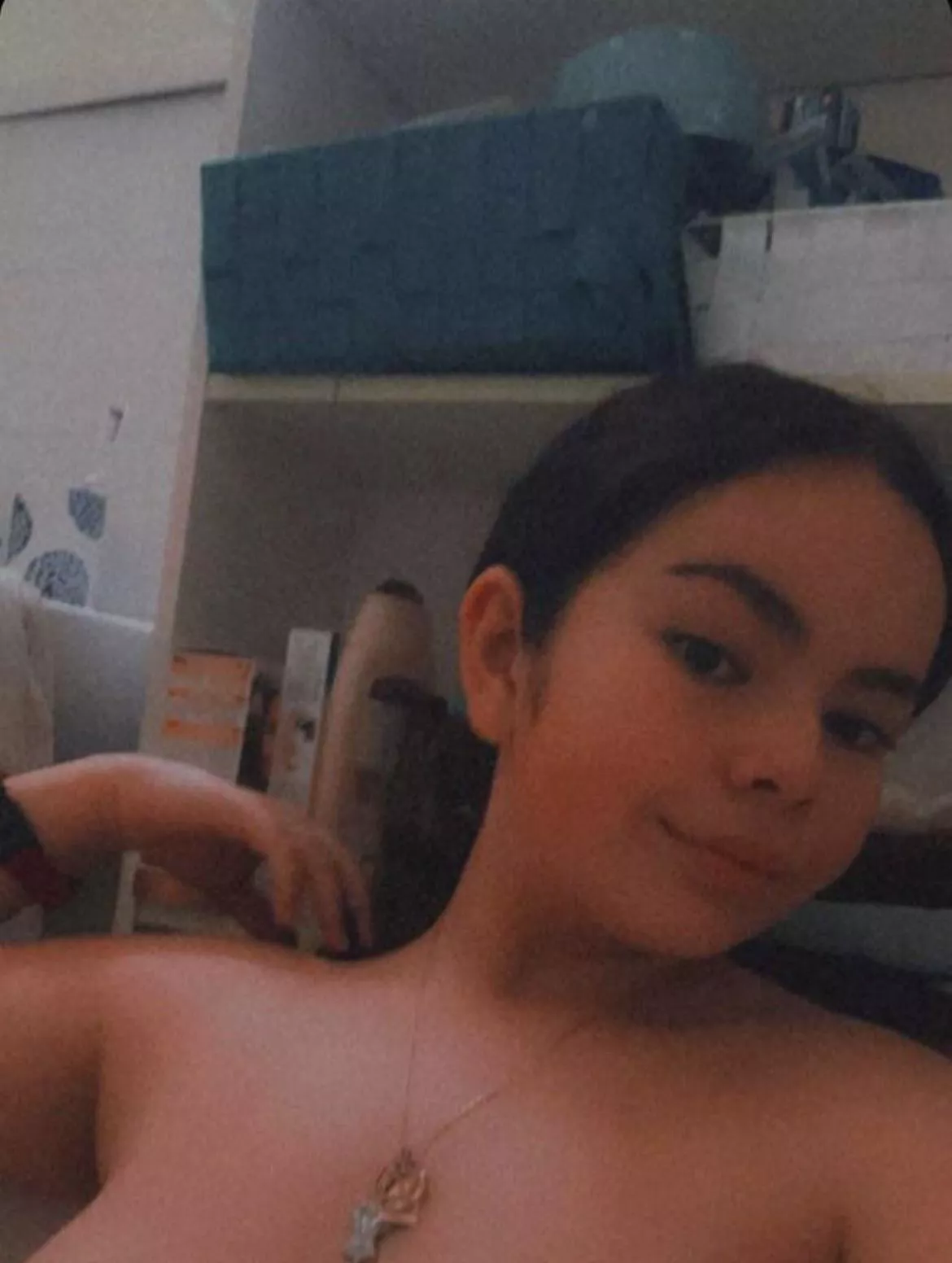 out of shower, you come?❤️