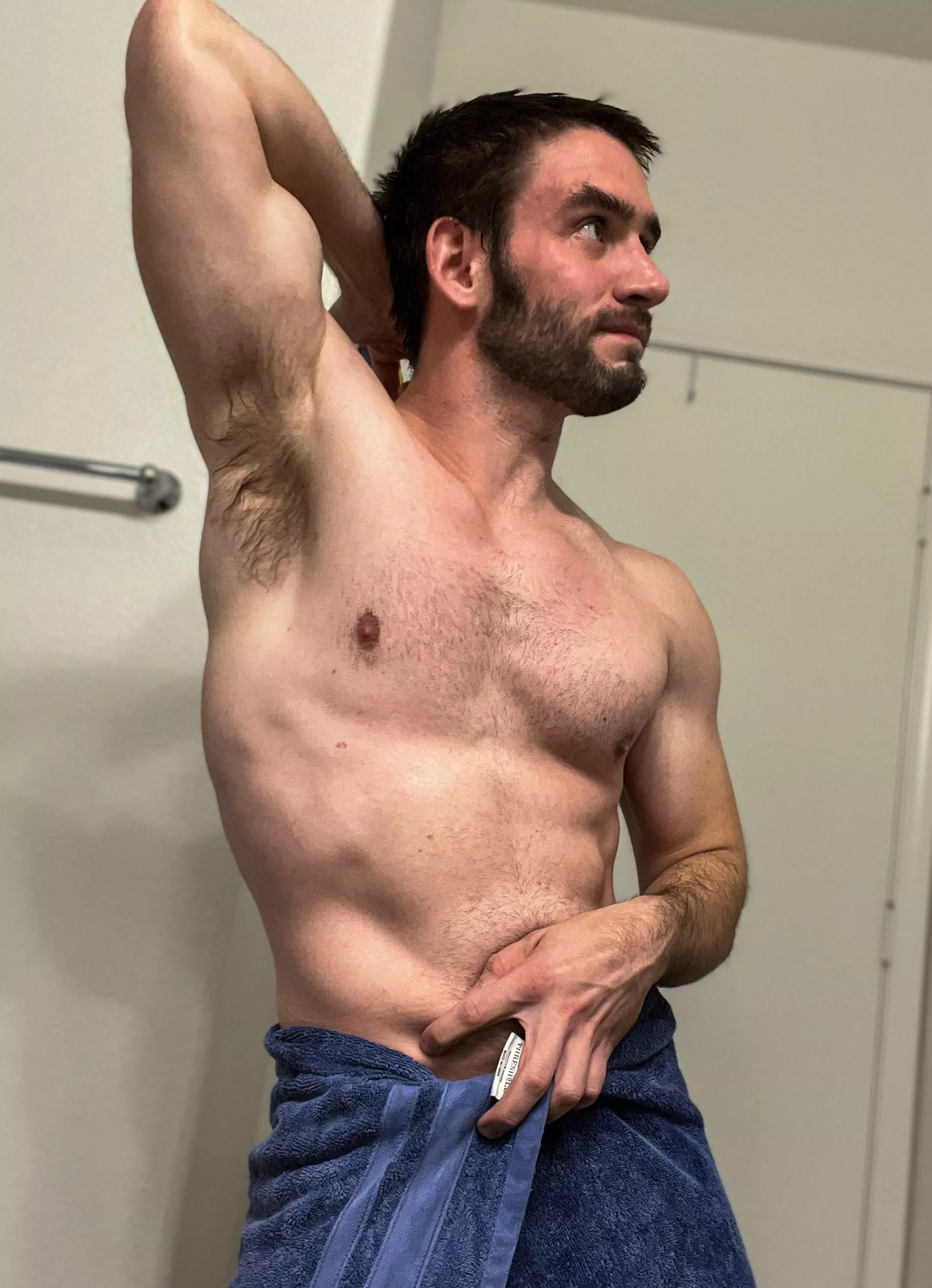 Out of the shower 😊