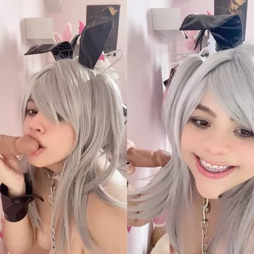 playful egirl bunny (oc)