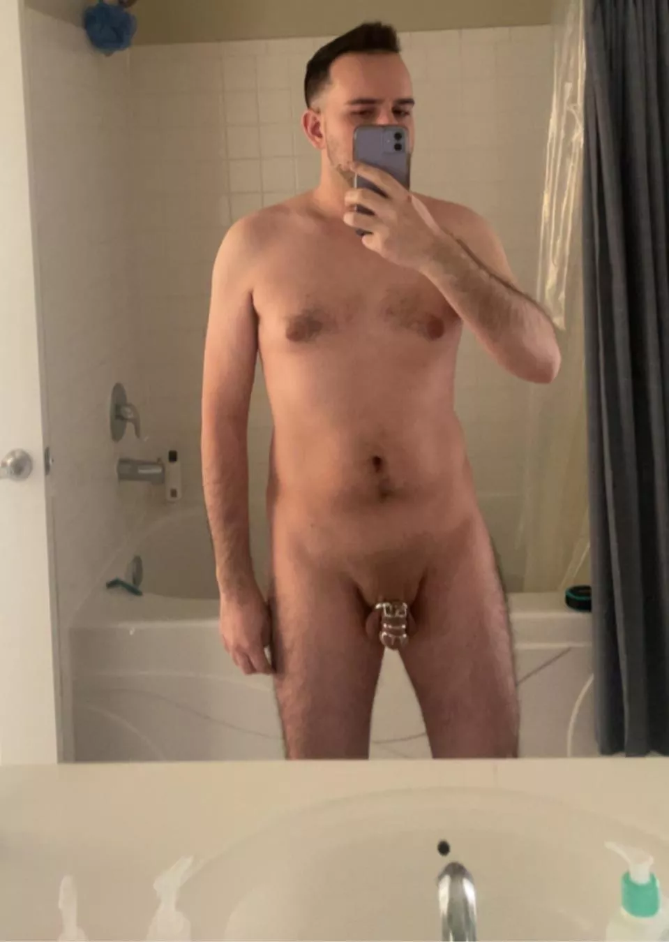 Post-shower cage check