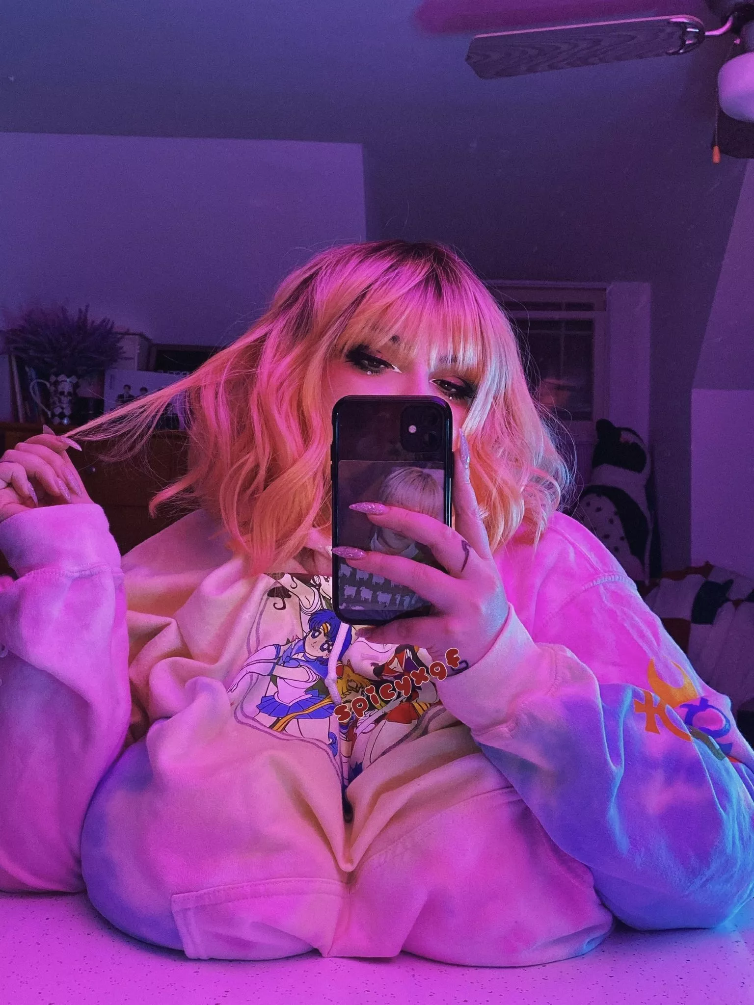 Sailor moon on the hoodie?