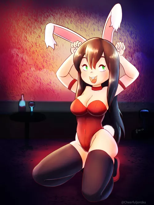 She has been expecting you [by me]