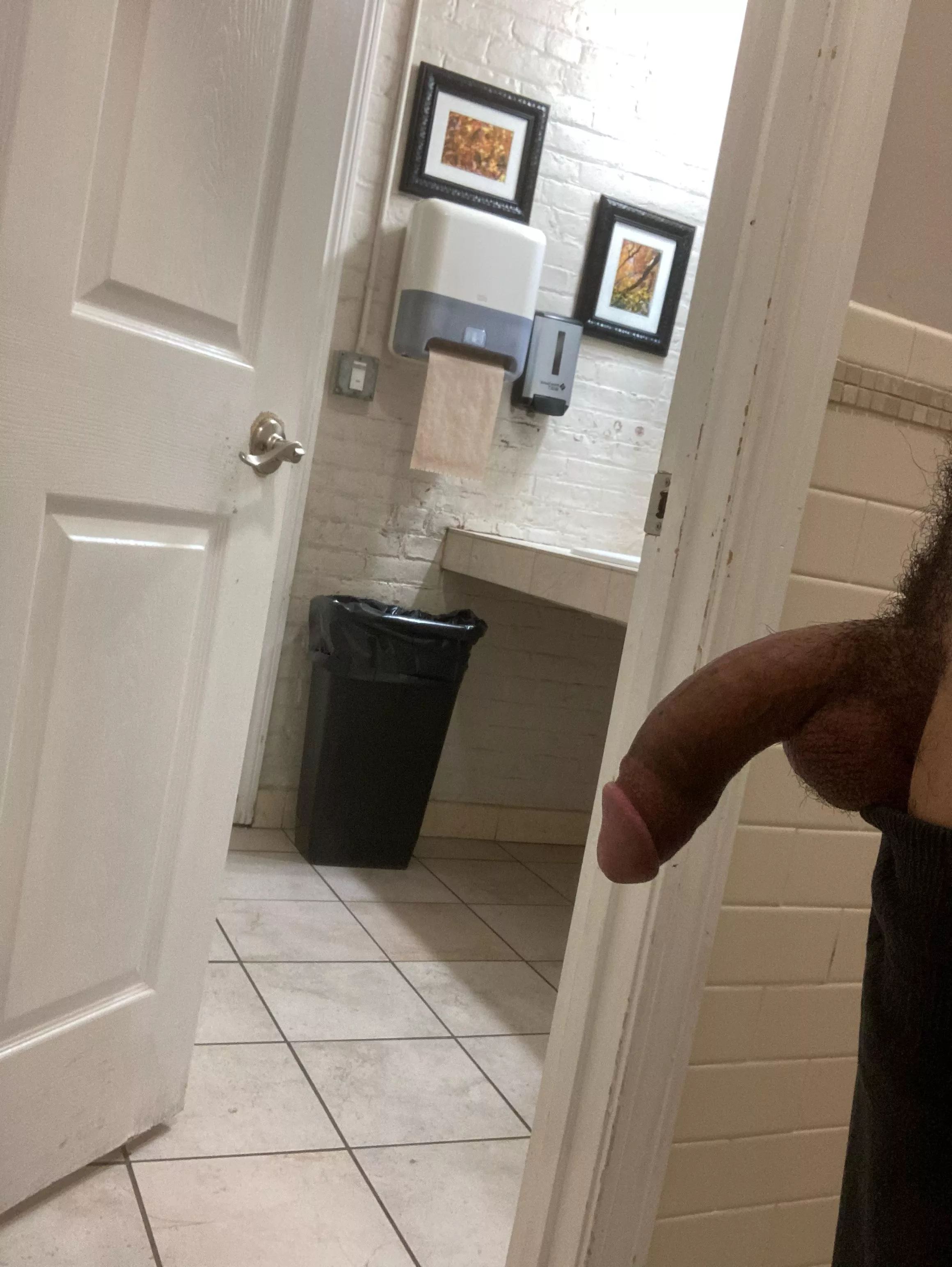 Someone can walk in at any moment