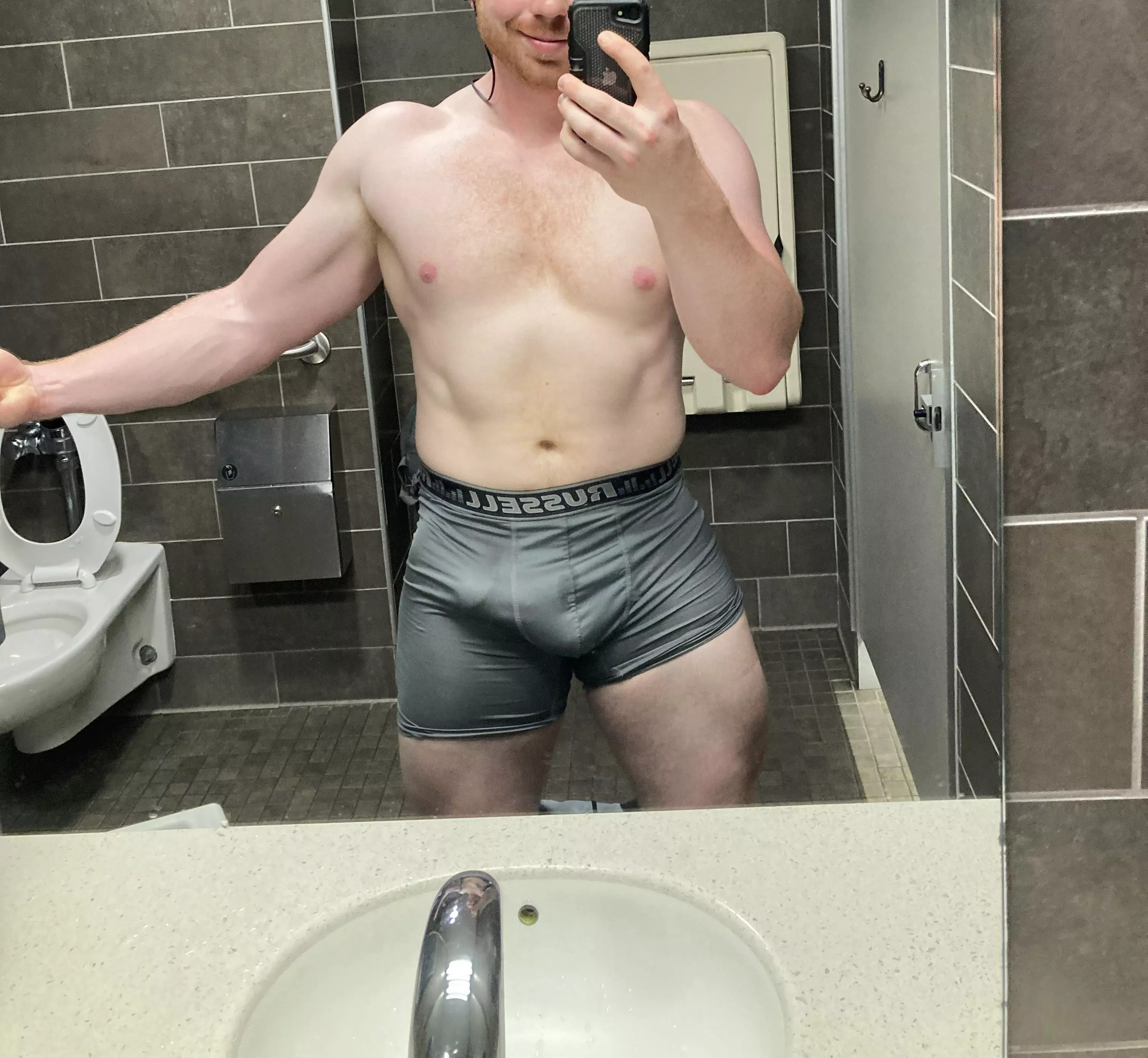 The arms and legs weren’t the only things getting pumped