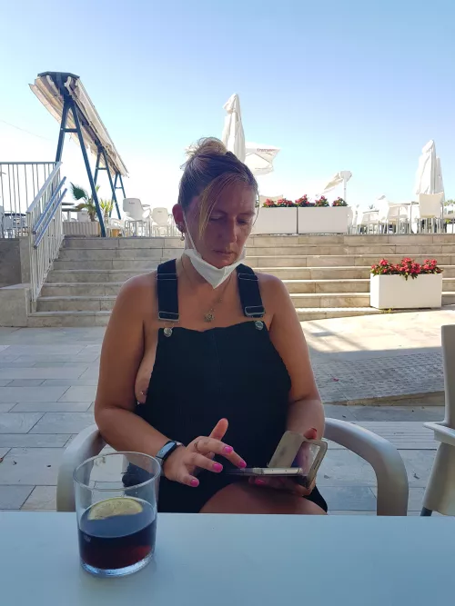 Think my nipple slipped out...