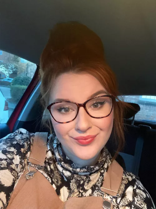 Turtle neck and pinafore combo feeling cute 🥰