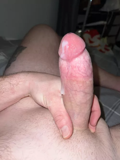 Waiting for her to come lick it up