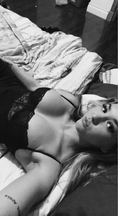 Waiting for you in bed