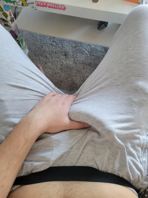 want to trace the outline of my cock with you fingers?