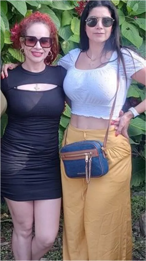 What do you think is going through the minds of these girls, can the girl in black compete against the girl in white?