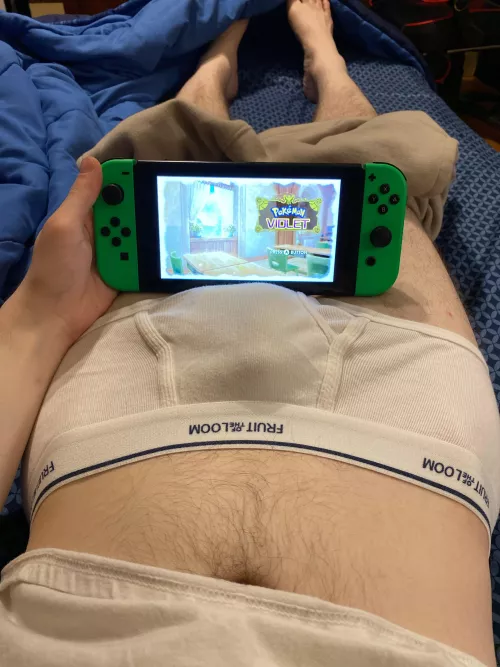 Wish a roommate would catch me playing a game in my underwear