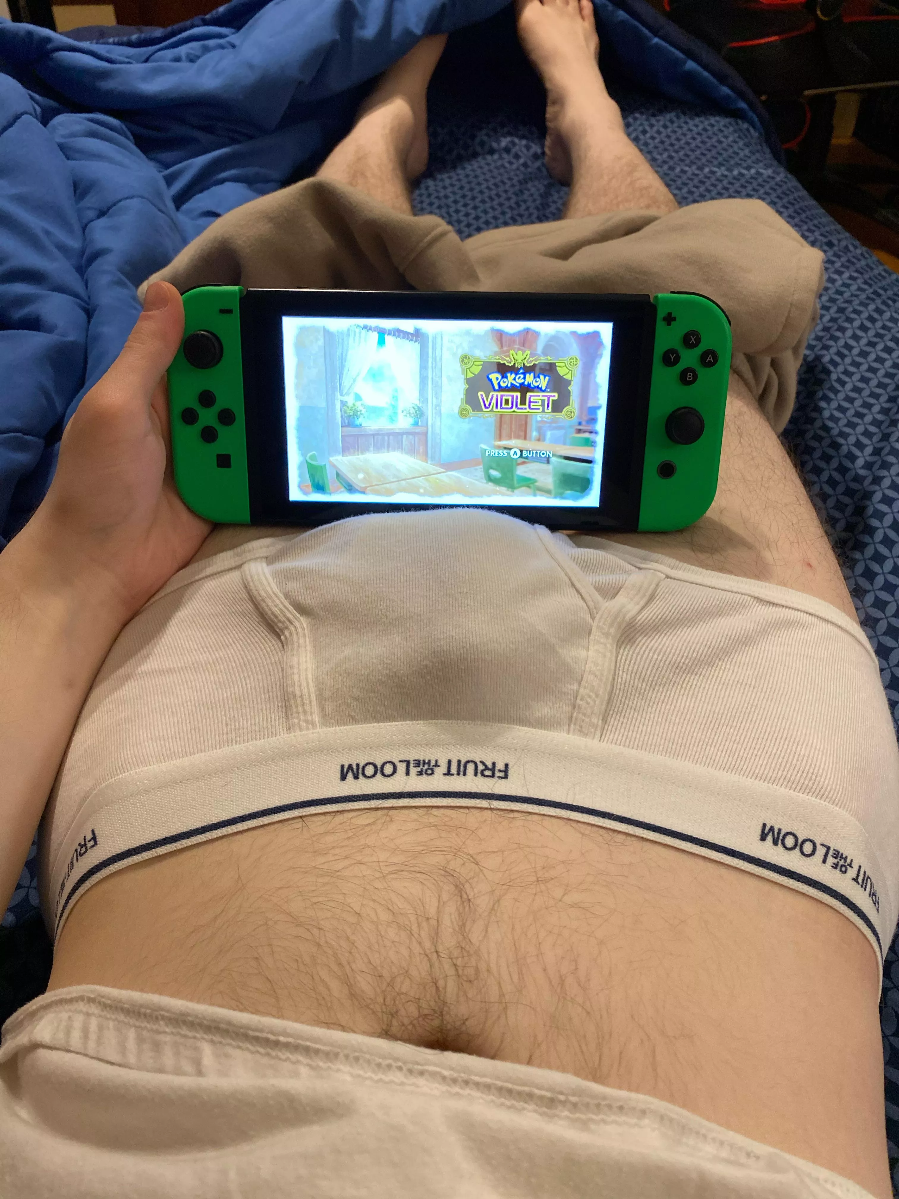 Wish a roommate would catch me playing a game in my underwear