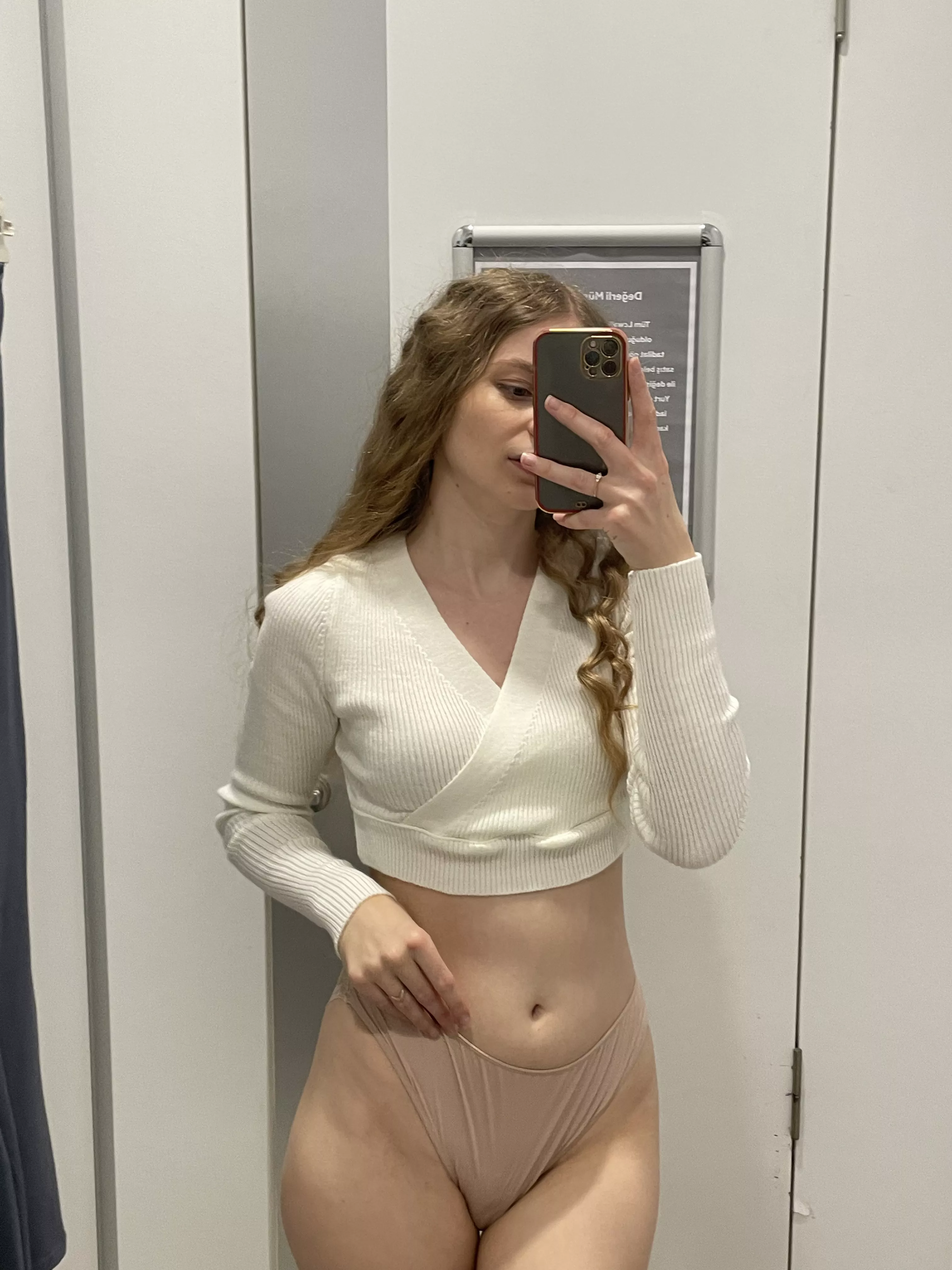 Would you like to have fun with me in the changing room? 😊