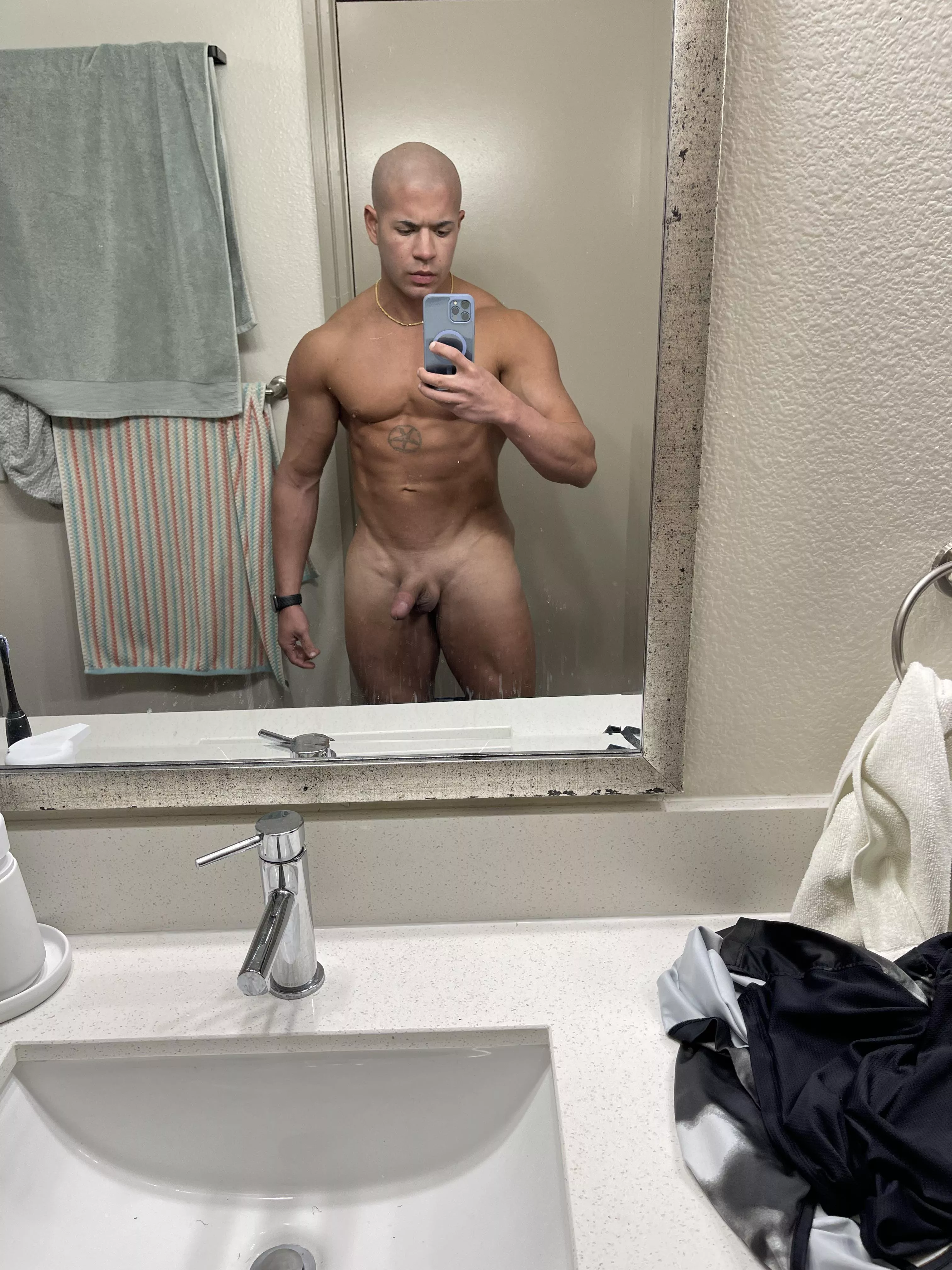 26 (m) I don’t think I have the look women want today. Bald, mixed race, and I remove my body hair. I genuinely despise my body