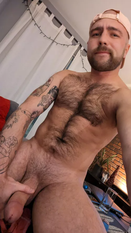 (30) Got my dick out while gaming last night, need a bro to suck it