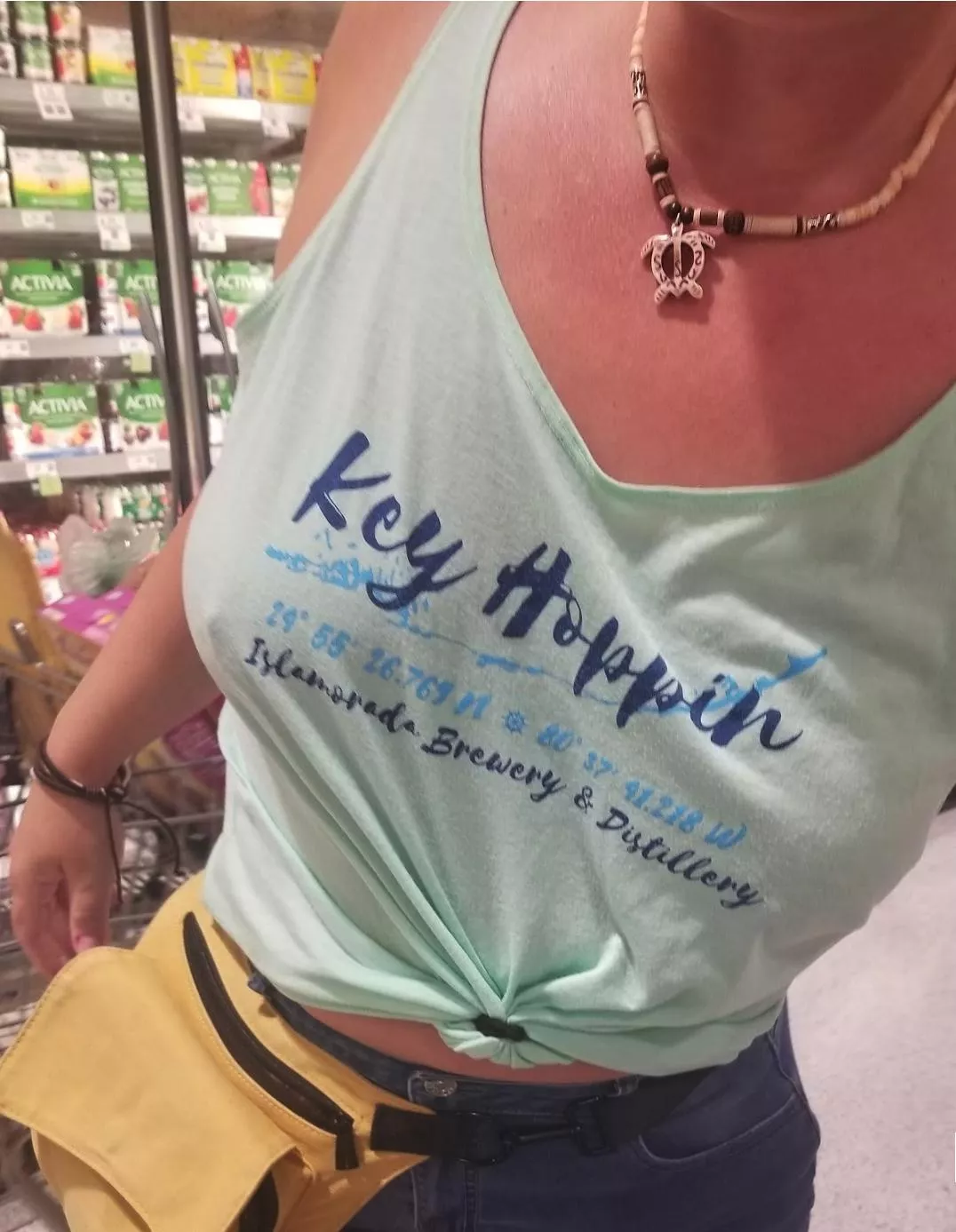 A little grocery shopping.