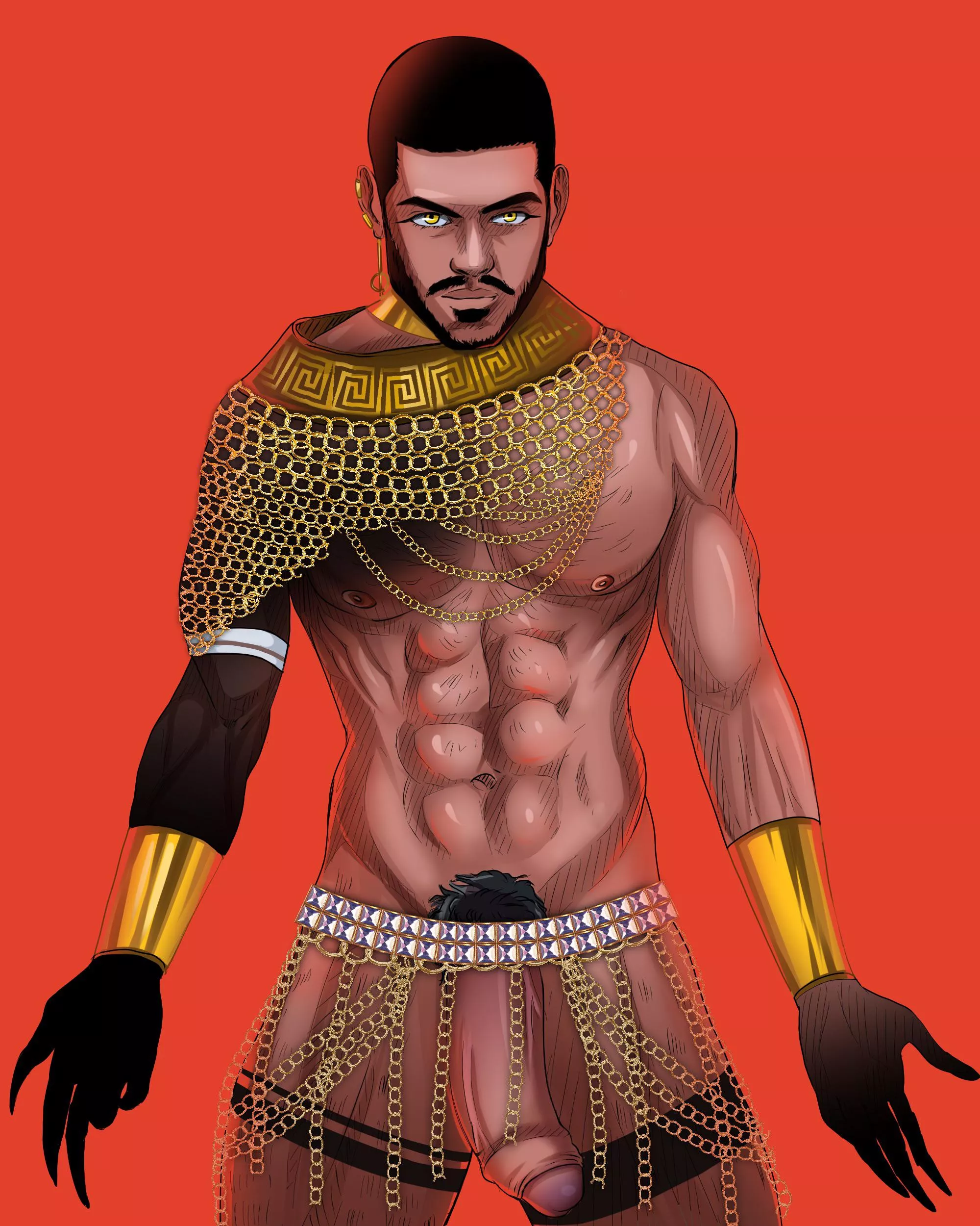 Amir, my newest OC, and his “I’m hungry” look 😈 (Gravity Boys link in comments)