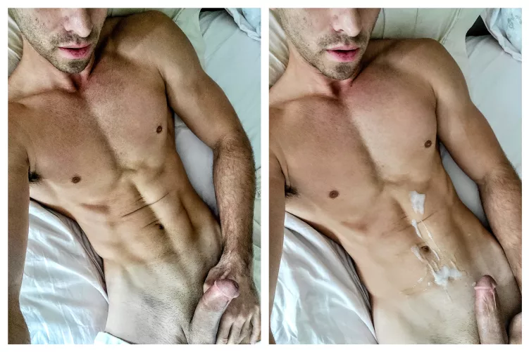 before and after you tell me I'm a good boy