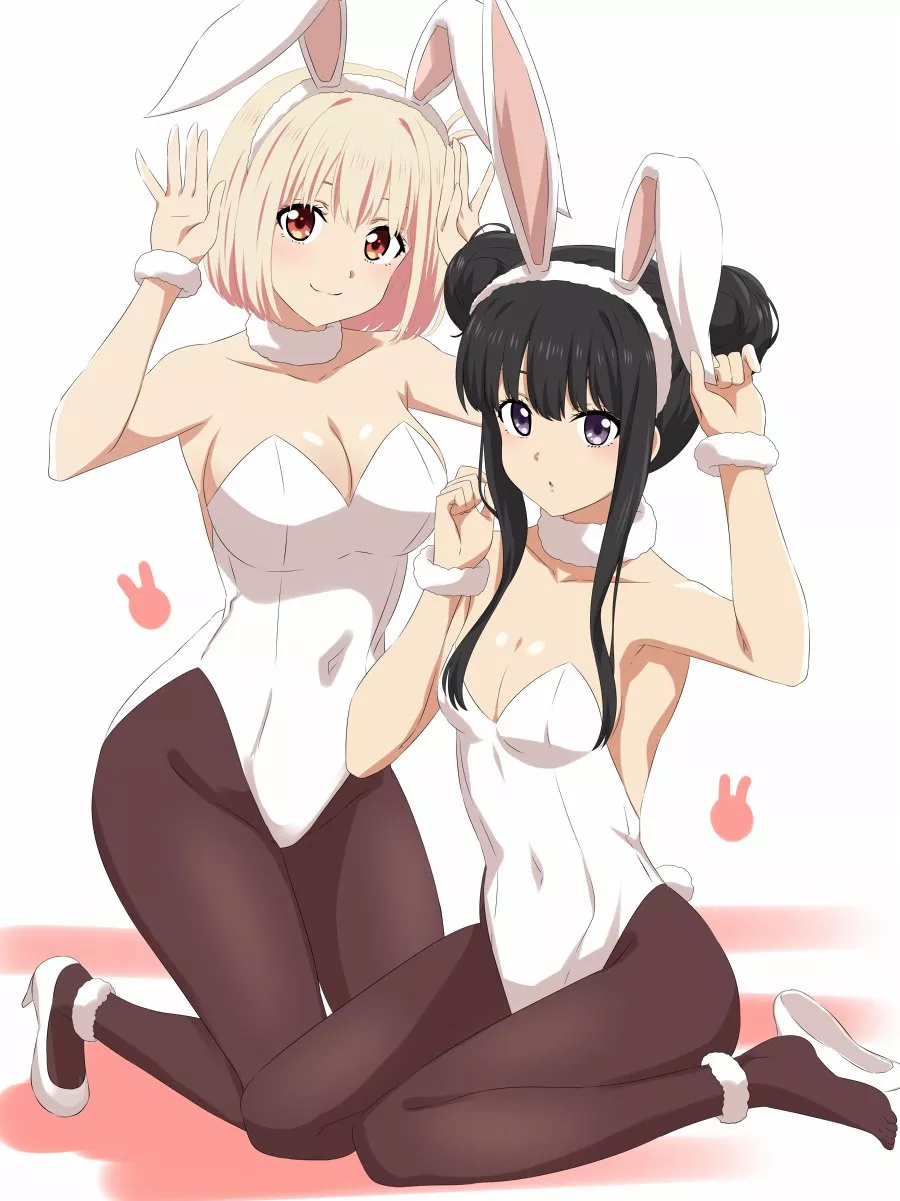 Bunny Chisato and Takina [Lycoris Recoil]