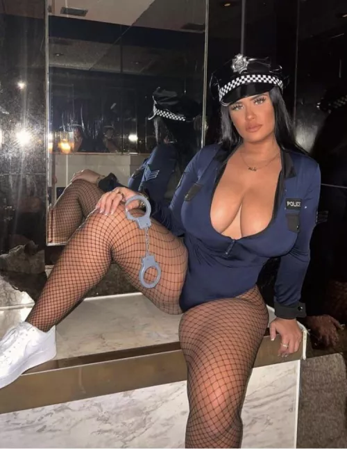 Busty Officer