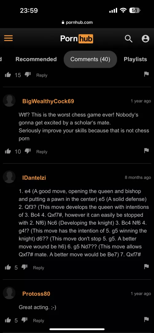 Came for the tiddies, stayed for the chess lesson