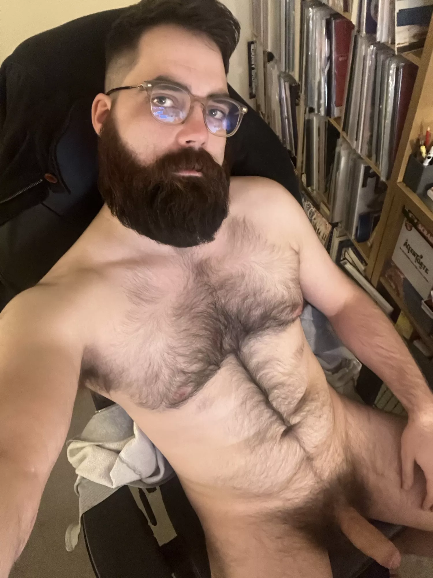 Come and sit on daddies lap, boy.