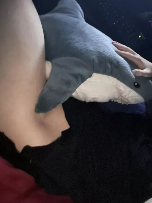 come kiss my thigh and if ur lucky you can replace the blåhaj