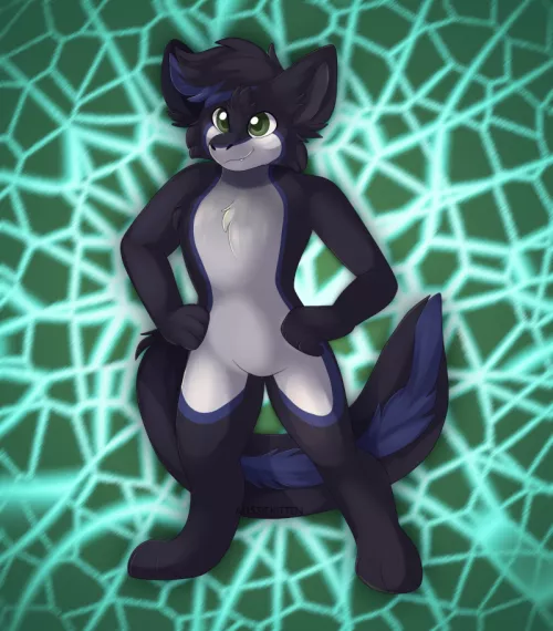 Commissioned u/Aussie_Kitten_ for this piece! Say hello to my first 'sona, Xy!