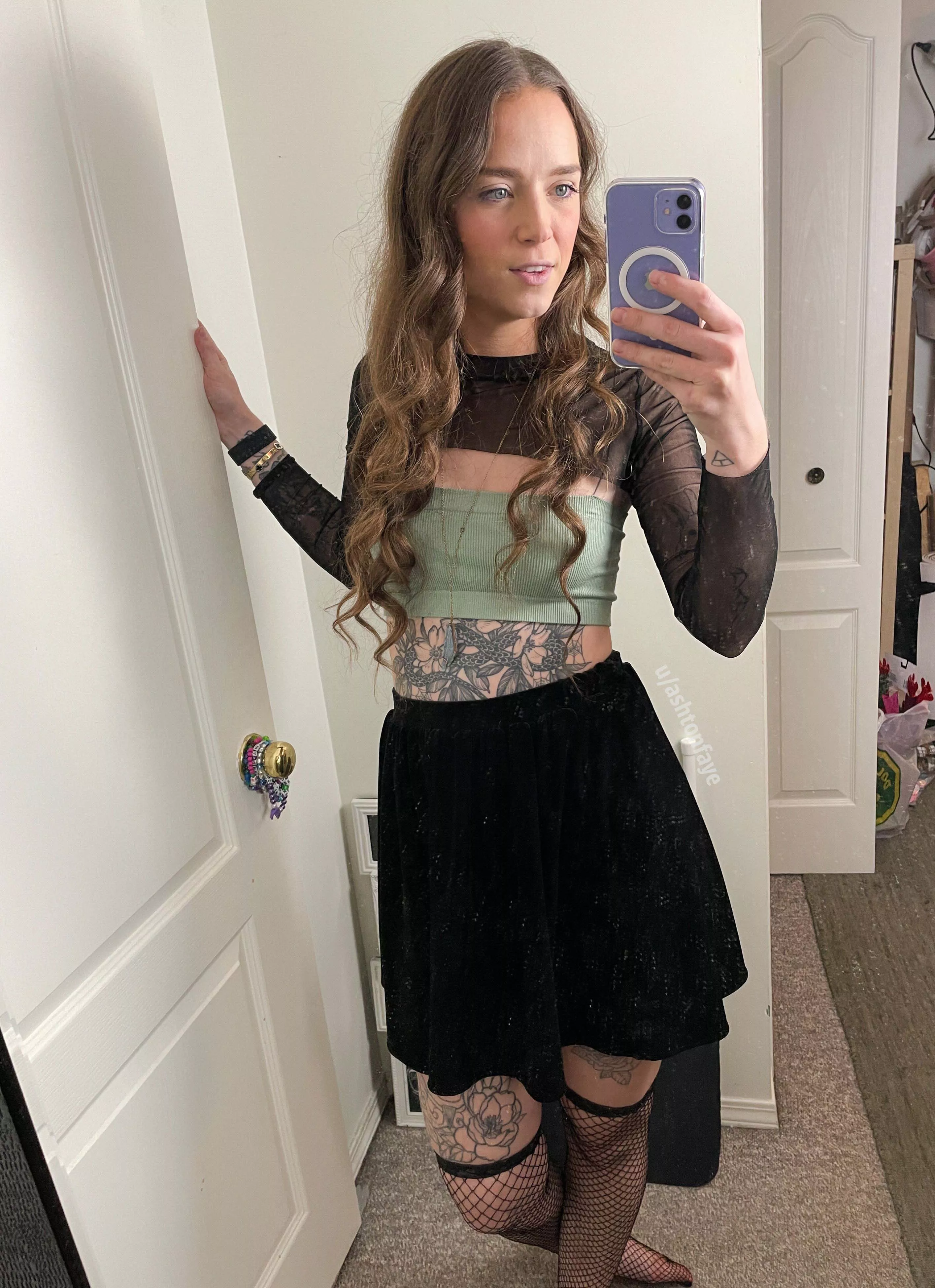 Crop tops n fish nets