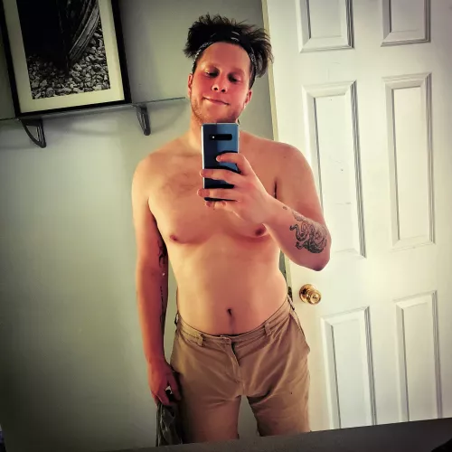 Done with work, shower then gaming