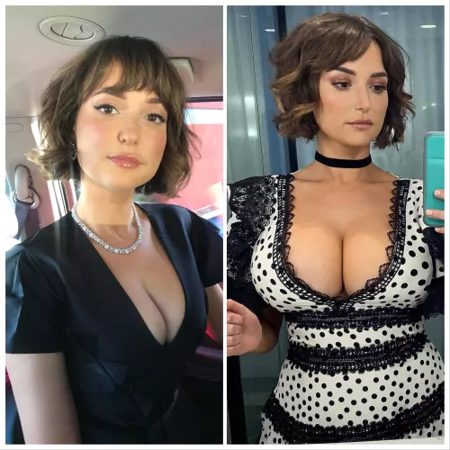 Exaggerated to show perfection - Milana Vayntrub