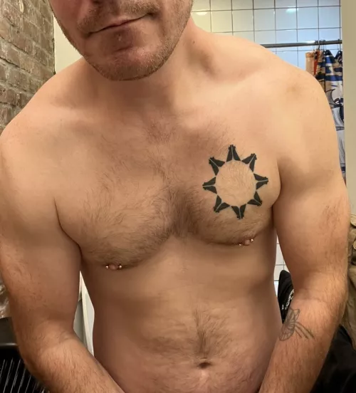 Finally growing back after having to shave for the tattoo