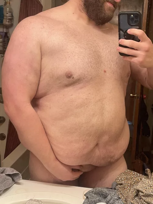 fresh out of the shower. 😘