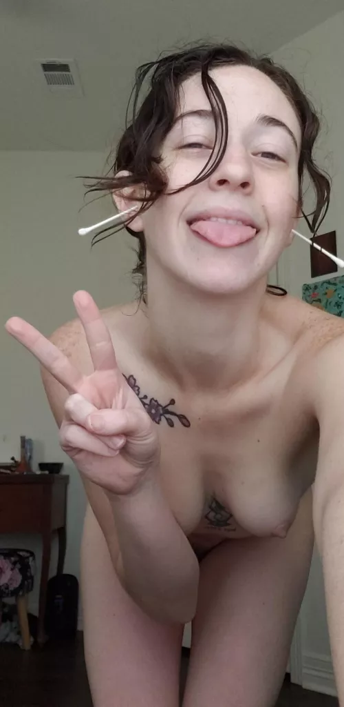 freshly showered, stoned and silly