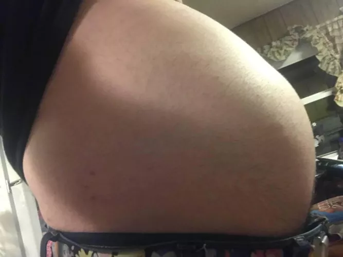 Had Lasagna at my parents house last night. I think I might have overdone it