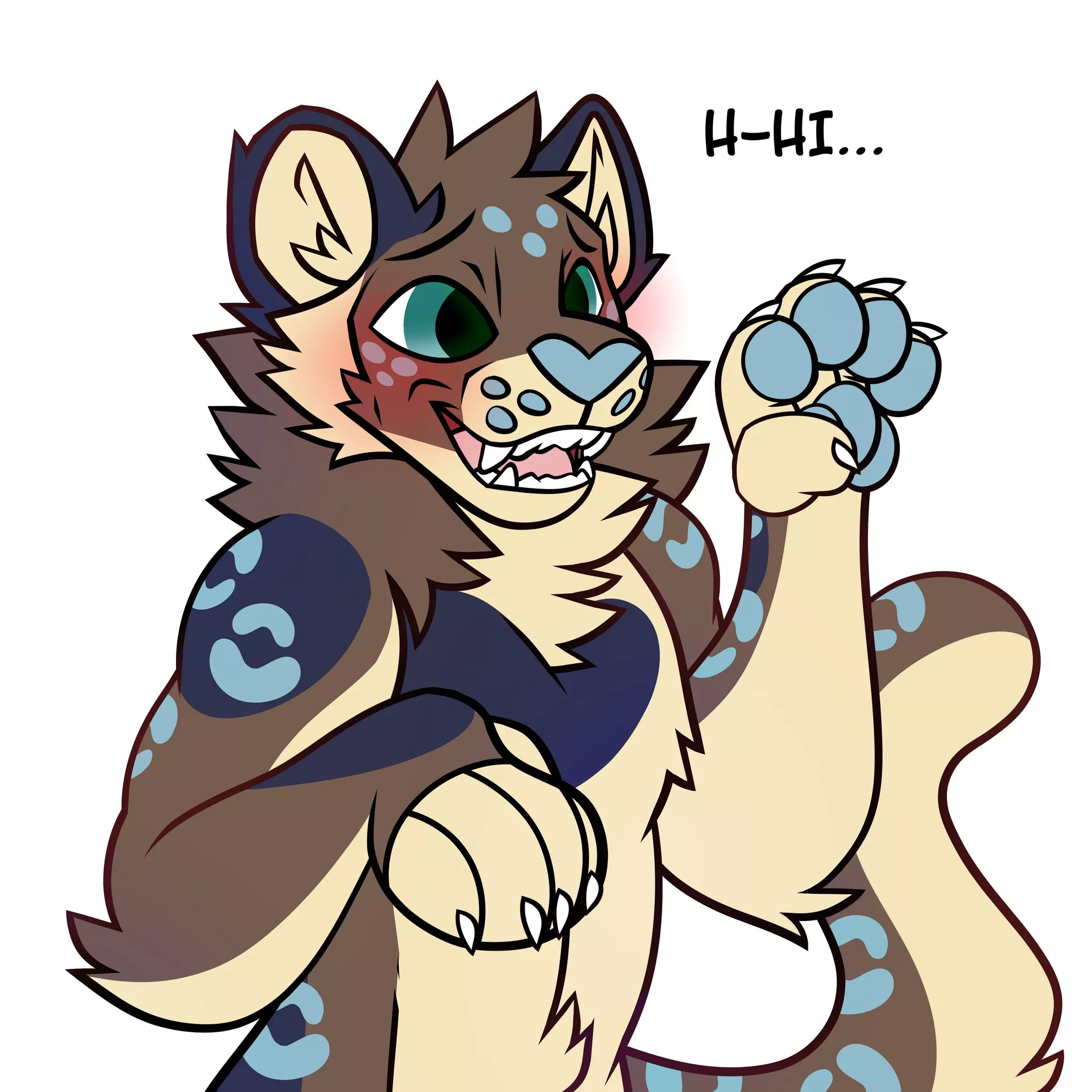 He is a little nervous (Art by @LakkiTheFox)