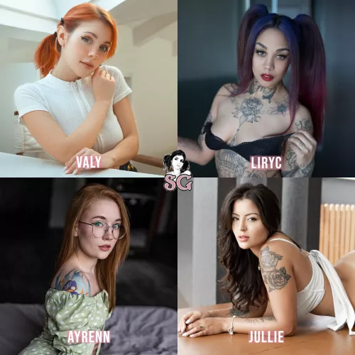 Help us decide which model should be our new profile icon for the month of January and we'll give away 3 memberships!