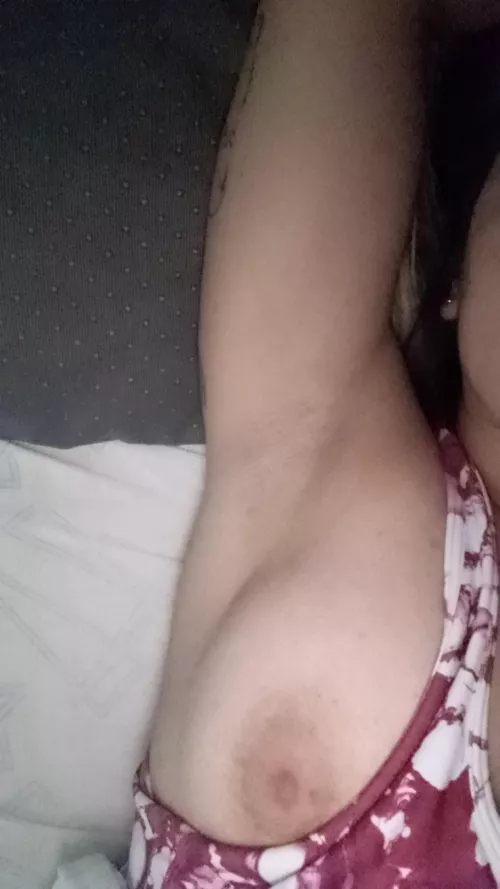 Here is my armpit with my boob