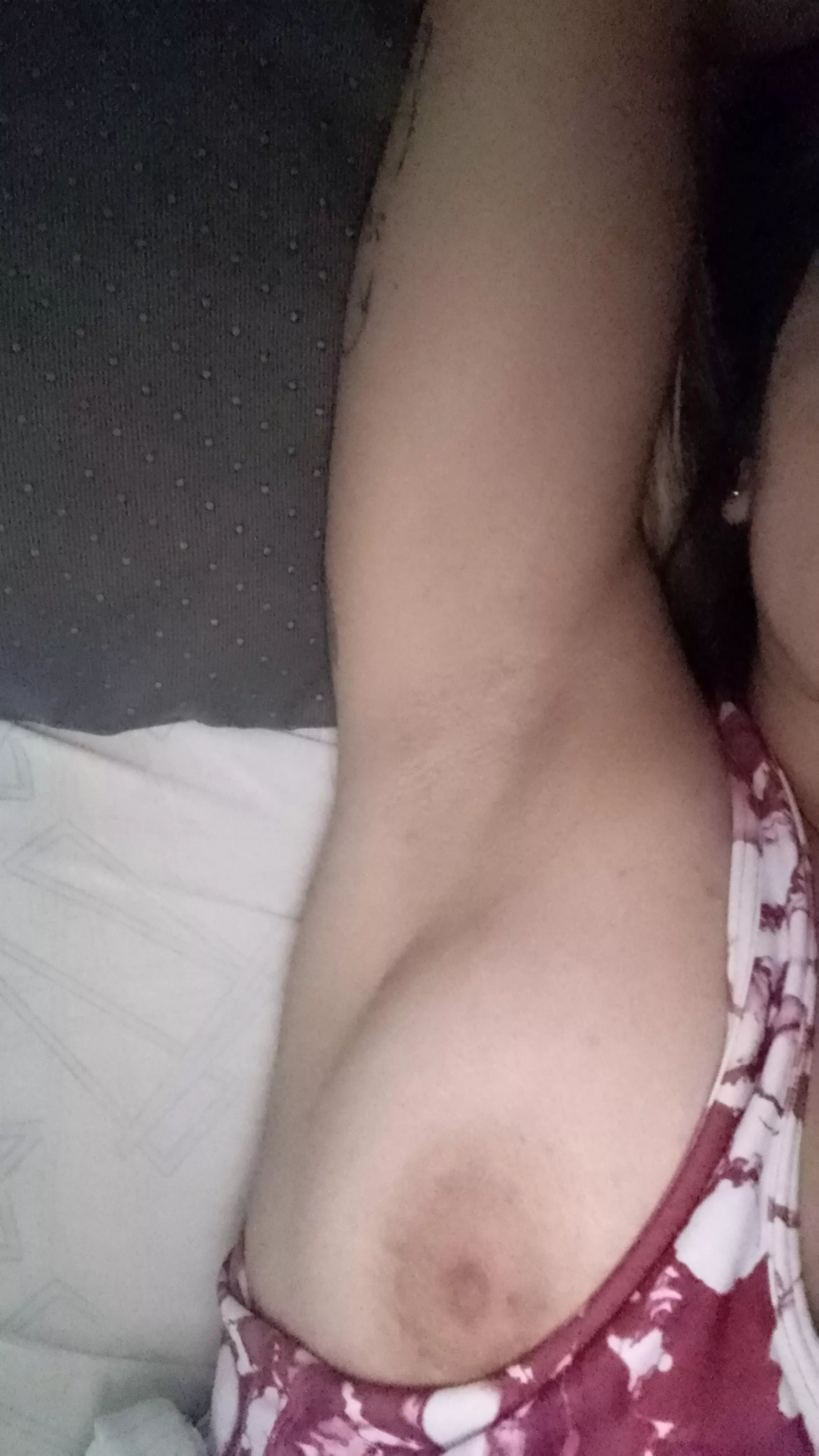 Here is my armpit with my boob