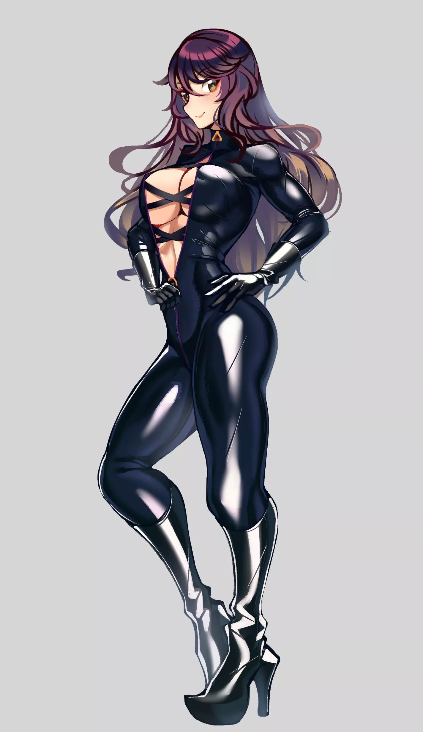 Hijiri Byakuren Biker Beauty (volyz ) [Touhou]