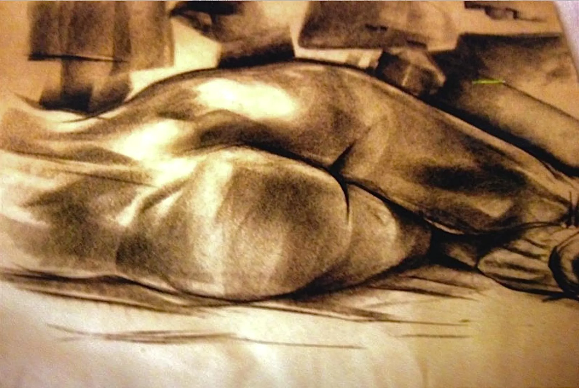 Hunter’s Point -Fiona, charcoal, me, ‘22