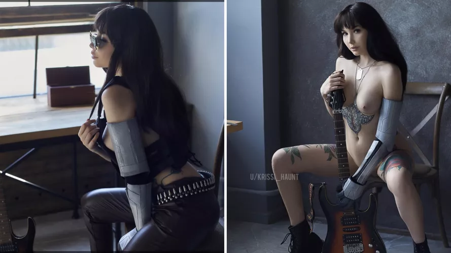 Johnny Silverhand [Cyberpunk 2077] (by KrissiHaunt) fem version
