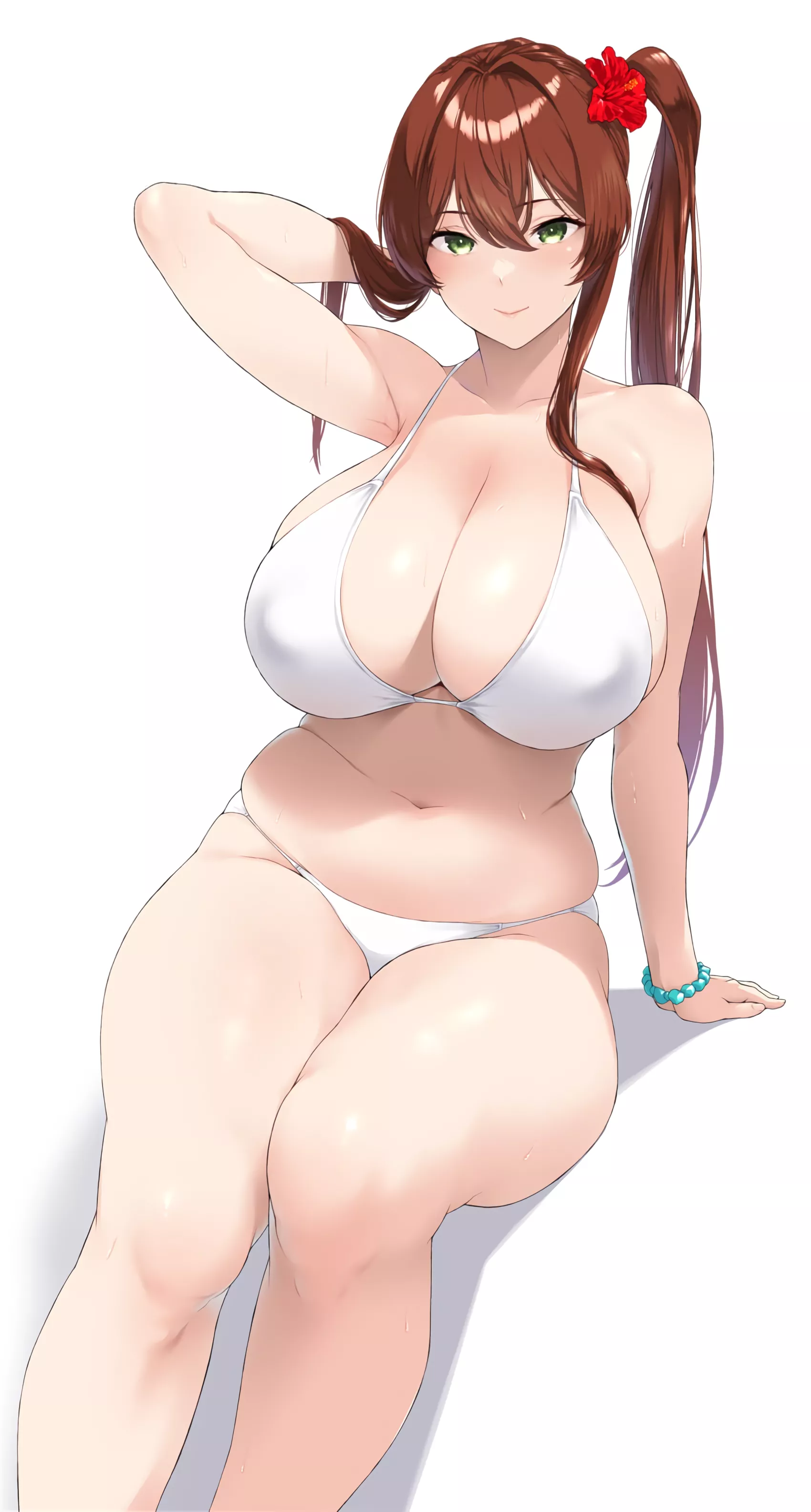 Lascivious in white bikini (kem1gawa) [Original]