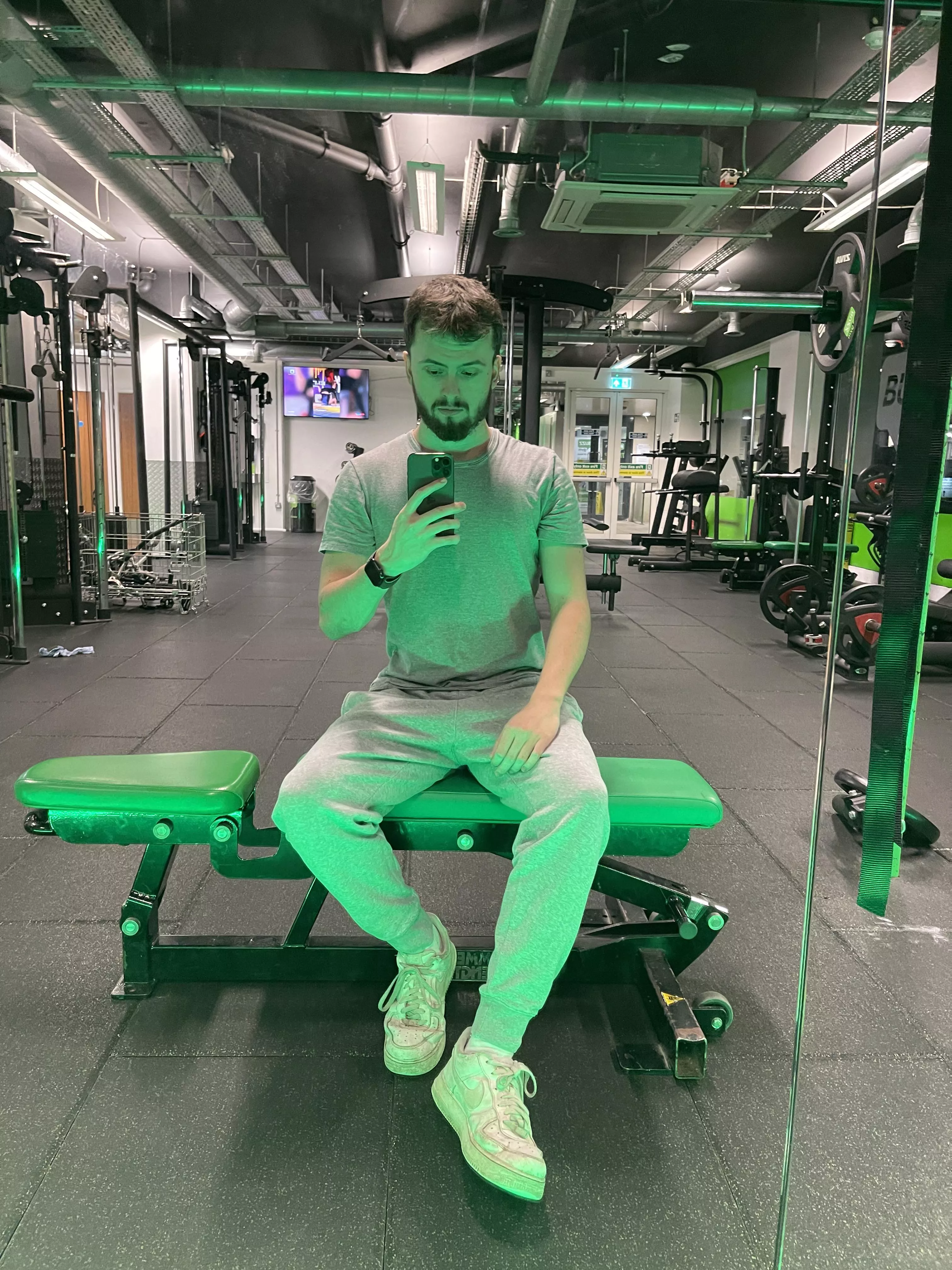 Late night gym session last night!