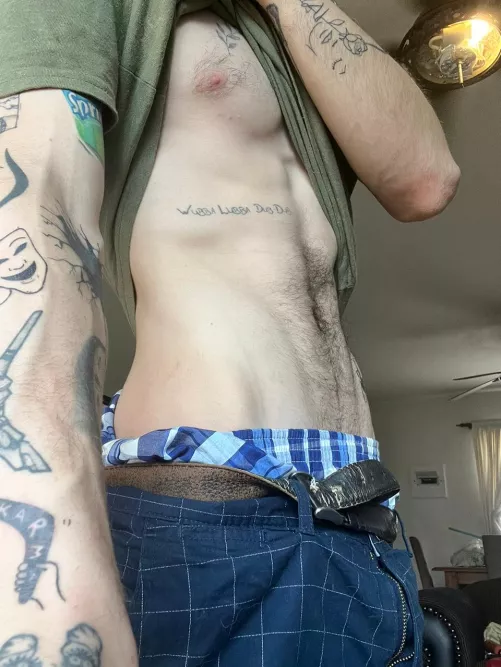 like hairy trails and tattoos? (24)