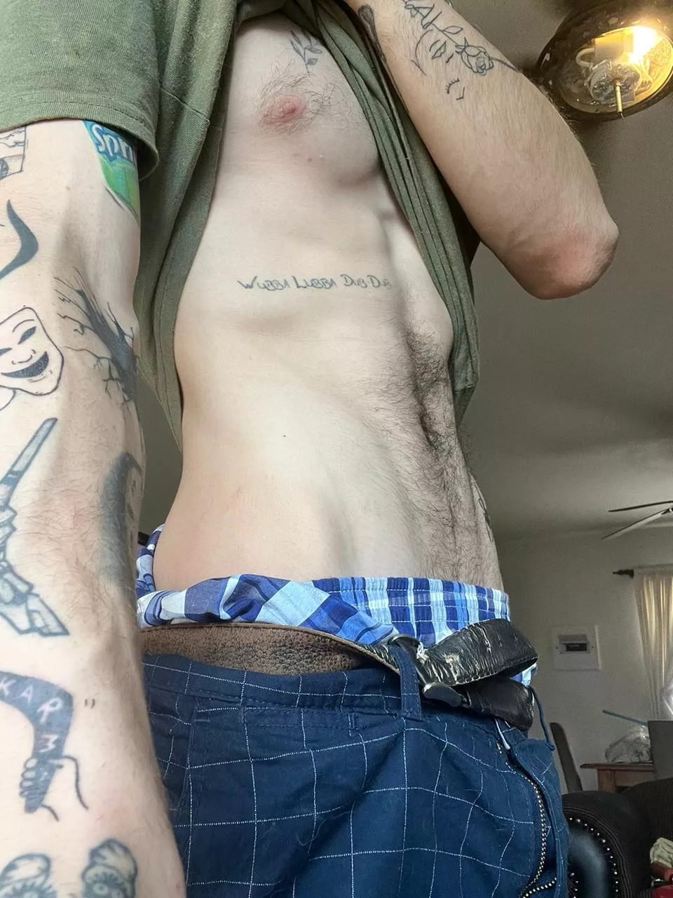 like hairy trails and tattoos? (24)