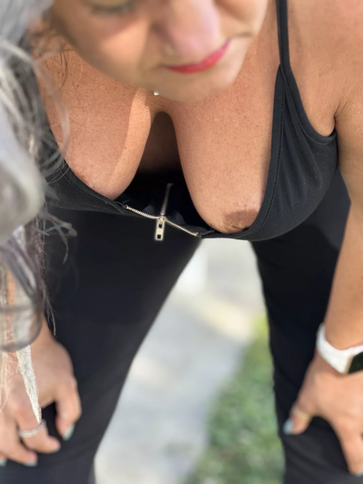 Looking for her Special Key.